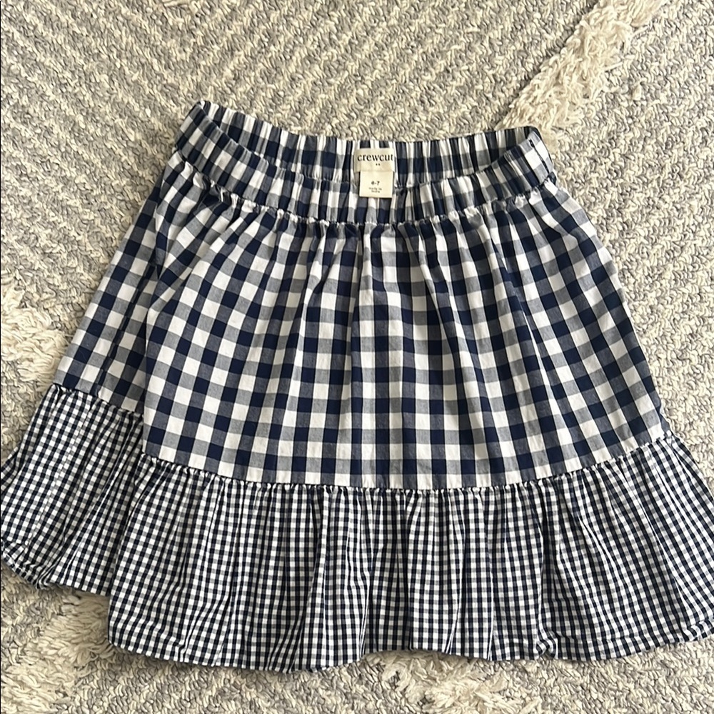 Checkered Blue Skirt by Crewcuts